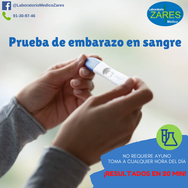 prueba de embarazo en sangre